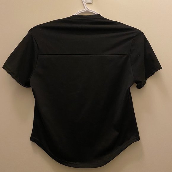 >>> black check cropped top shirt - Picture 2 of 2